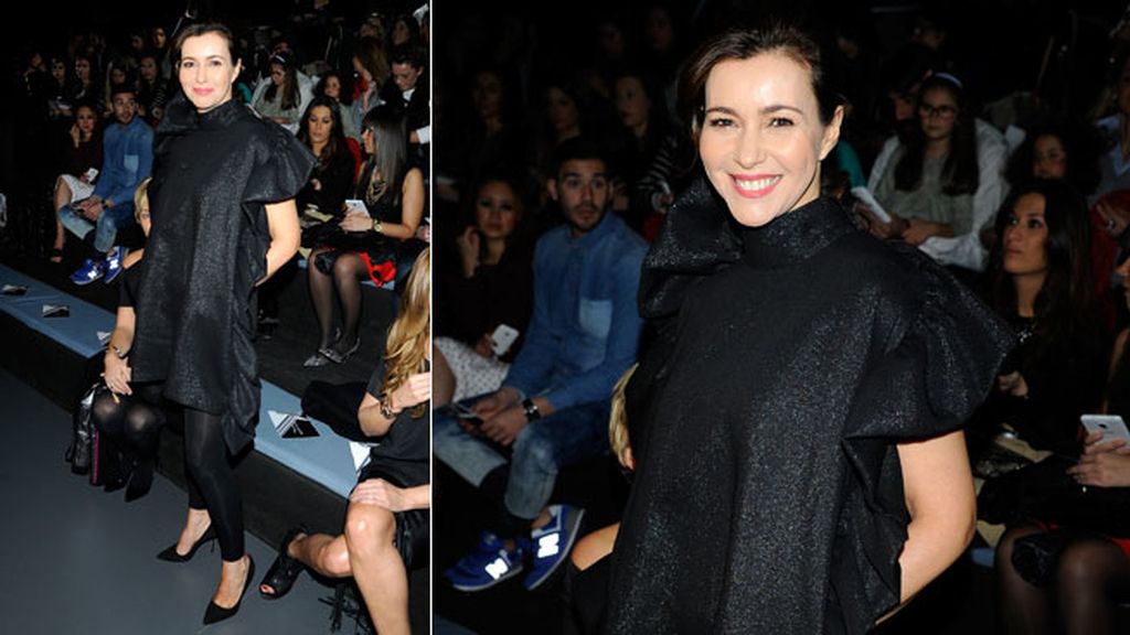 Arancha del Sol en el desfile de Juana Martín