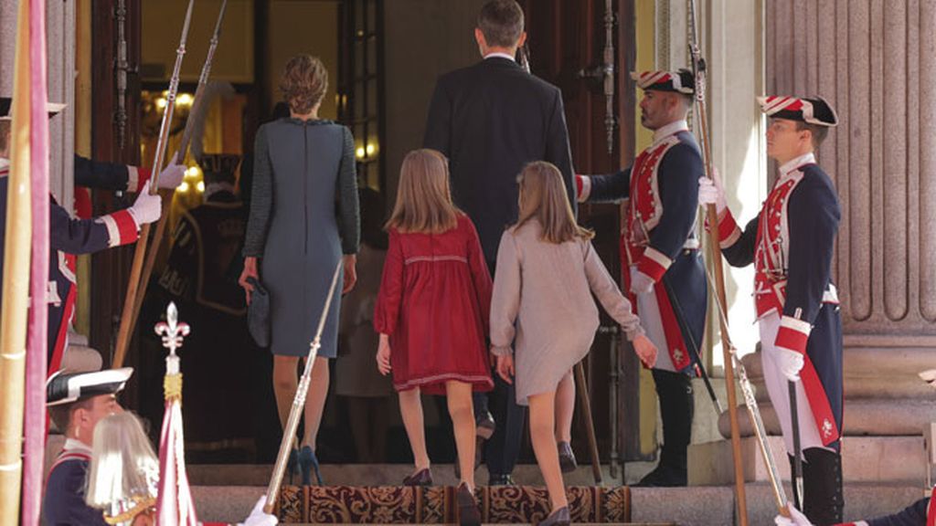 Han acudido a la sesión solemne de apertura en las Cortes (Madrid)