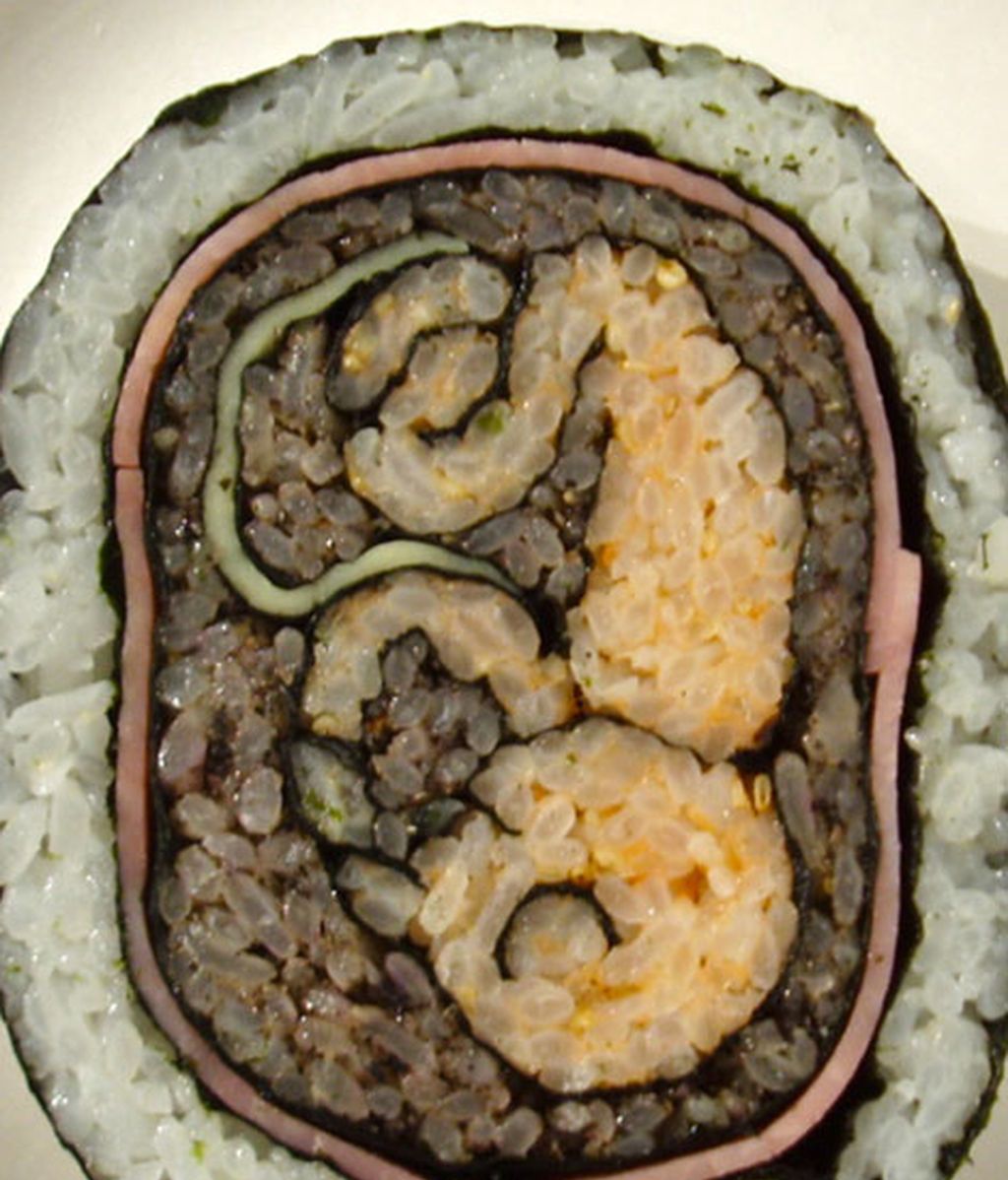 Arte en sushi