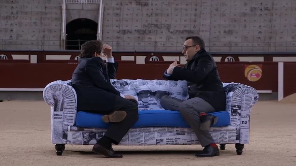 El tertuliano charla con el publicista