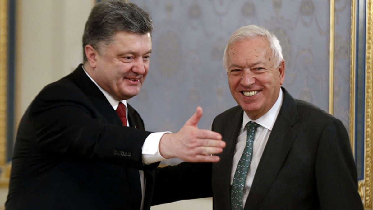 Margallo se reune con el presidente de Ucrania