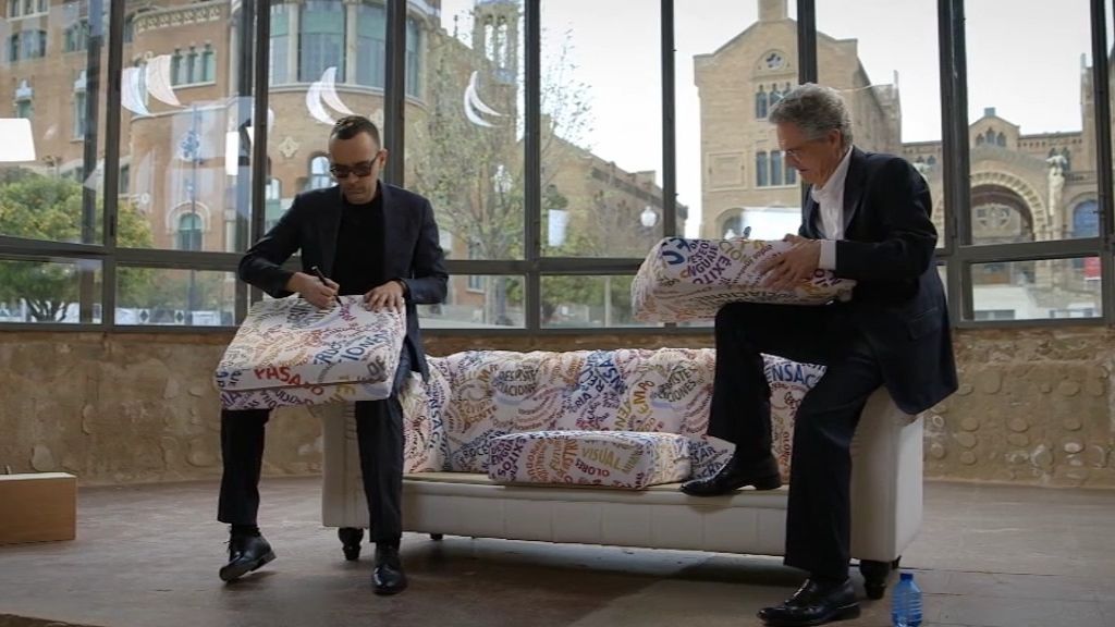 El psiquiatra charla con el publicista