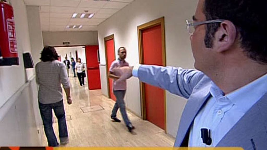 El nuevo plató de 'Sálvame', los pasillos de Telecinco