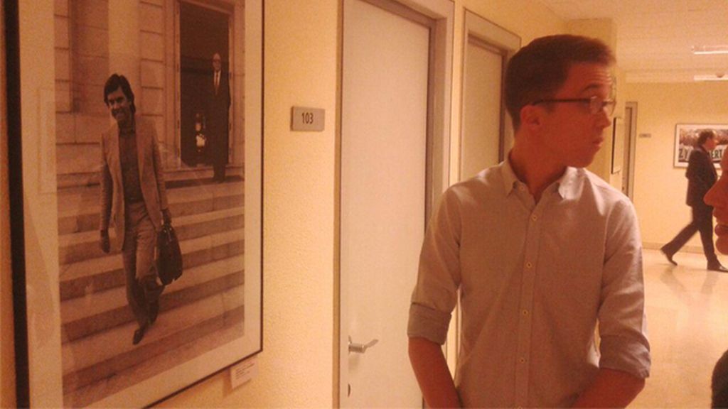 El secretario general de Podemos, Pablo Iglesias, se reúne con Mariano Rajoy