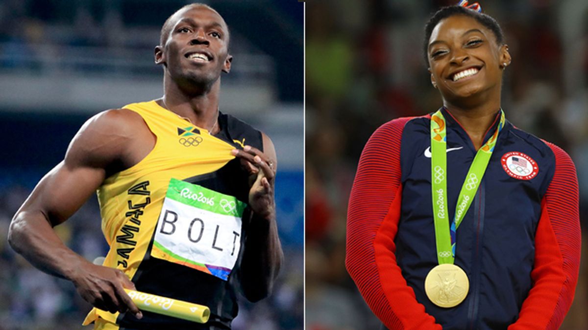 Usain Bolt y Simone Biles, mejores deportistas del año para 'L'Equipe'