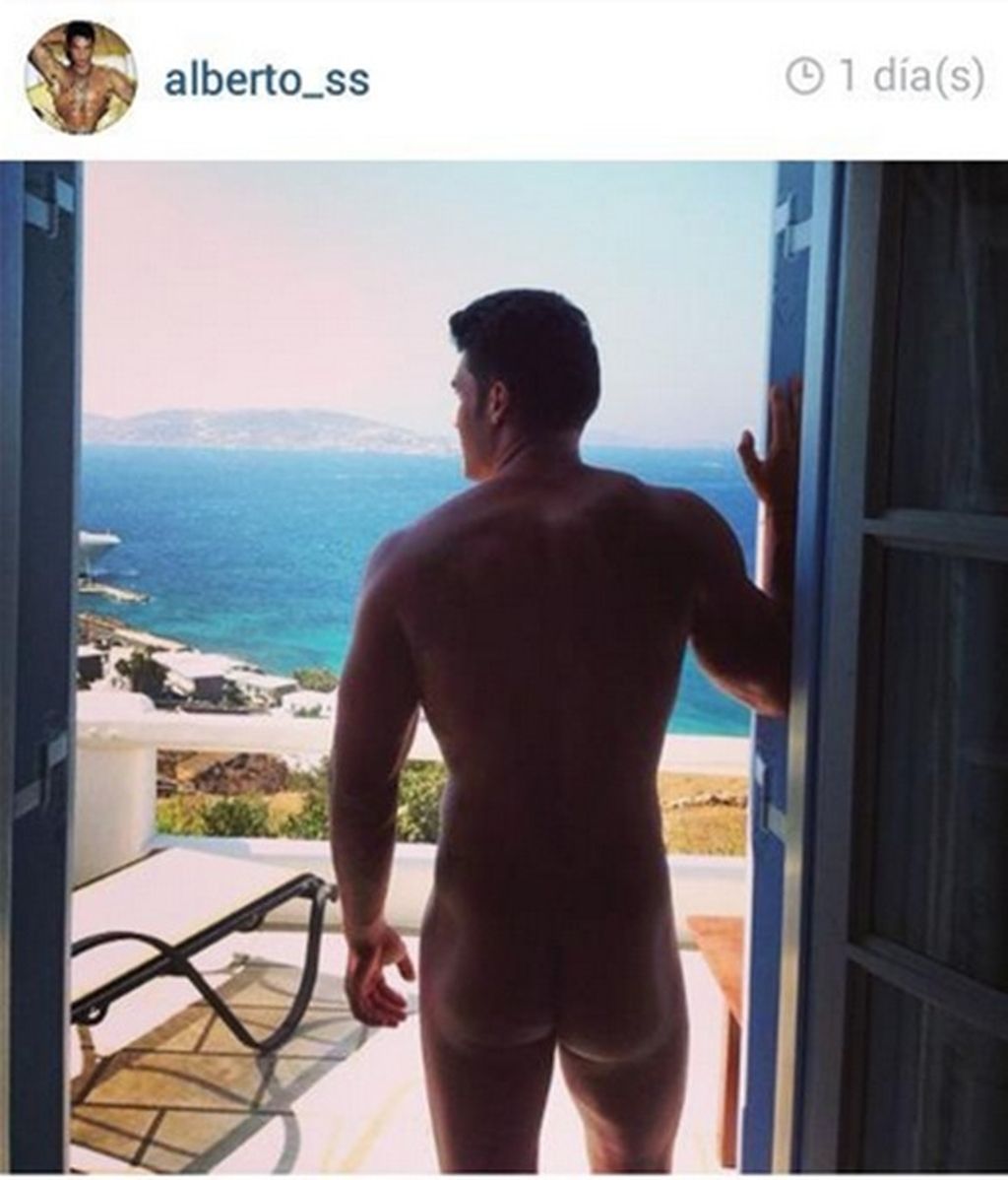 La foto del desnudo de Santana que luego él mismo borró de su Instagram