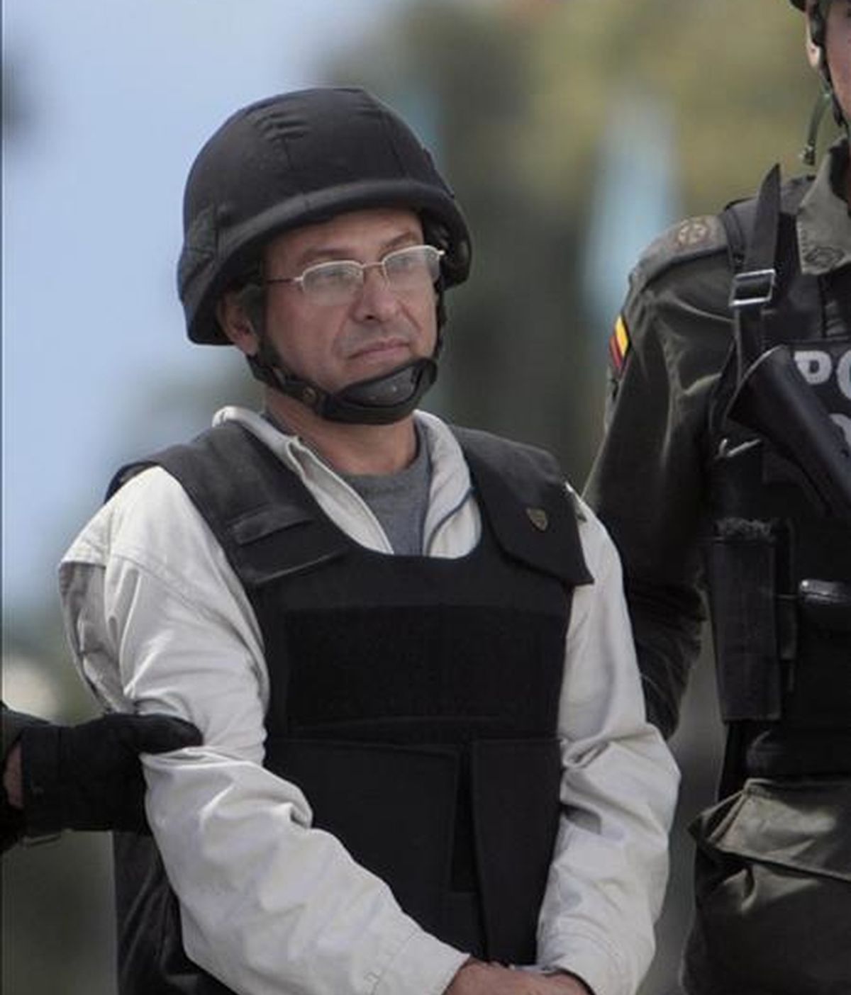 Gerardo Ramírez, alias "César", fue uno de los "carceleros" de la ex candidata presidencial de Colombia, Íngrid Betancourt, quien pasó años como cautiva de las Fuerzas Armadas Revolucionarias de Colombia. EFE/Archivo