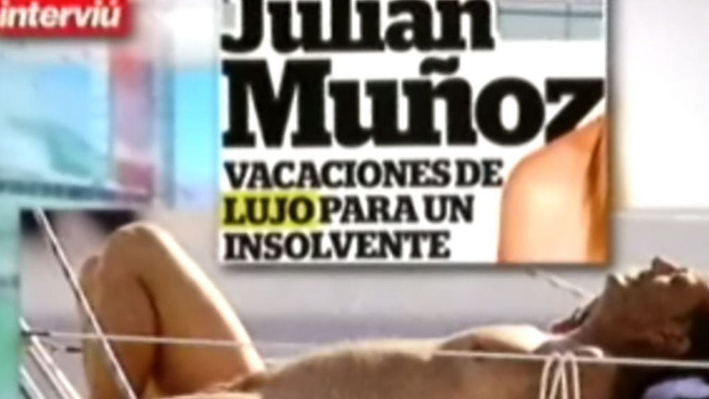 Julián Muñoz, desnudo en Ibiza