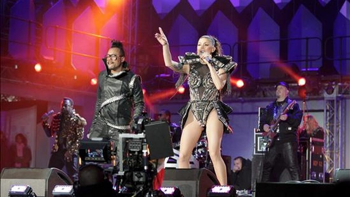 Los Black Eyed Peas, durante un concierto. EFE/Archivo