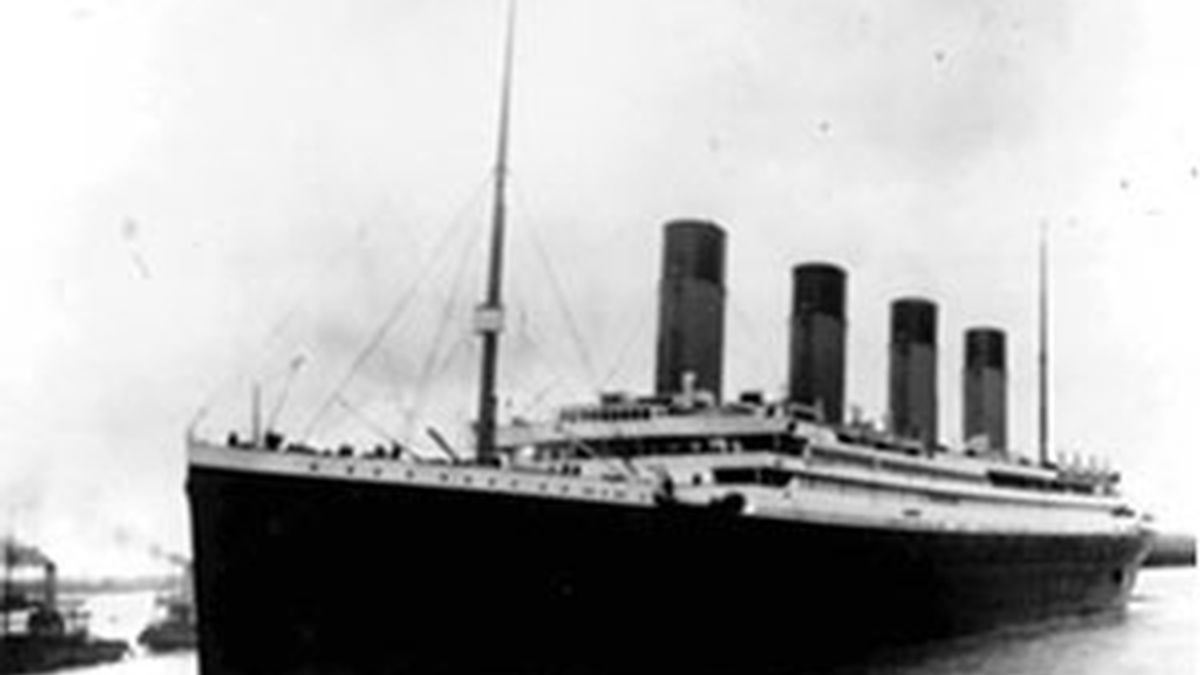 Imagen del Titanic antes de zarpar.