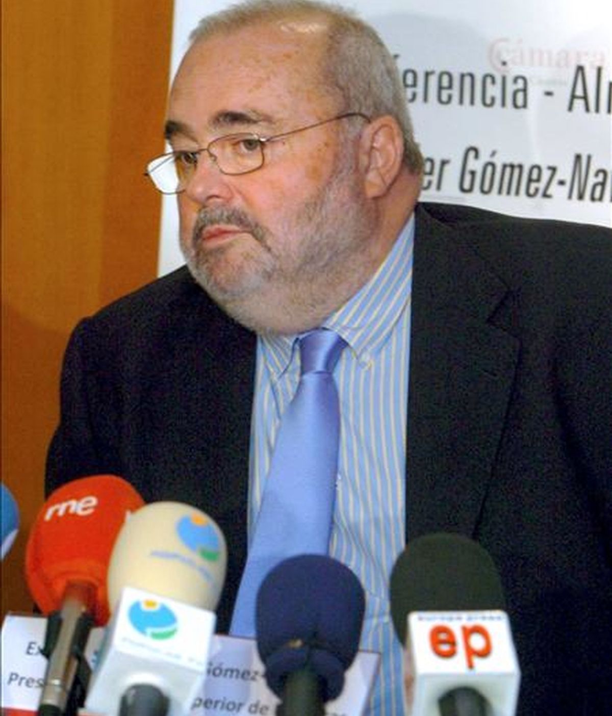 El presidente del Consejo de Cámaras Oficiales de Comercio, Industria y Navegación, de España, Javier Gómez Navarro. EFE/Archivo
