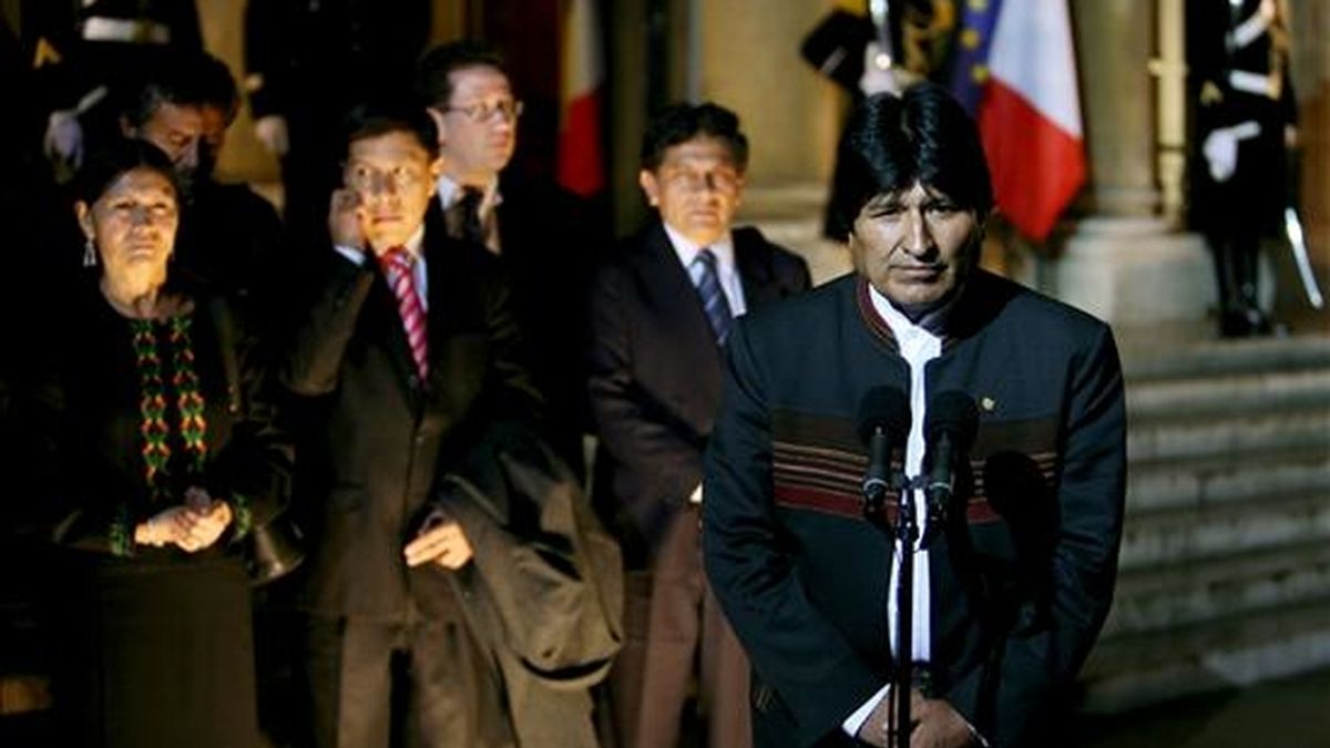 El presidente Evo Morales llamó a los periodistas "pollos de granja". EFE/Archivo
