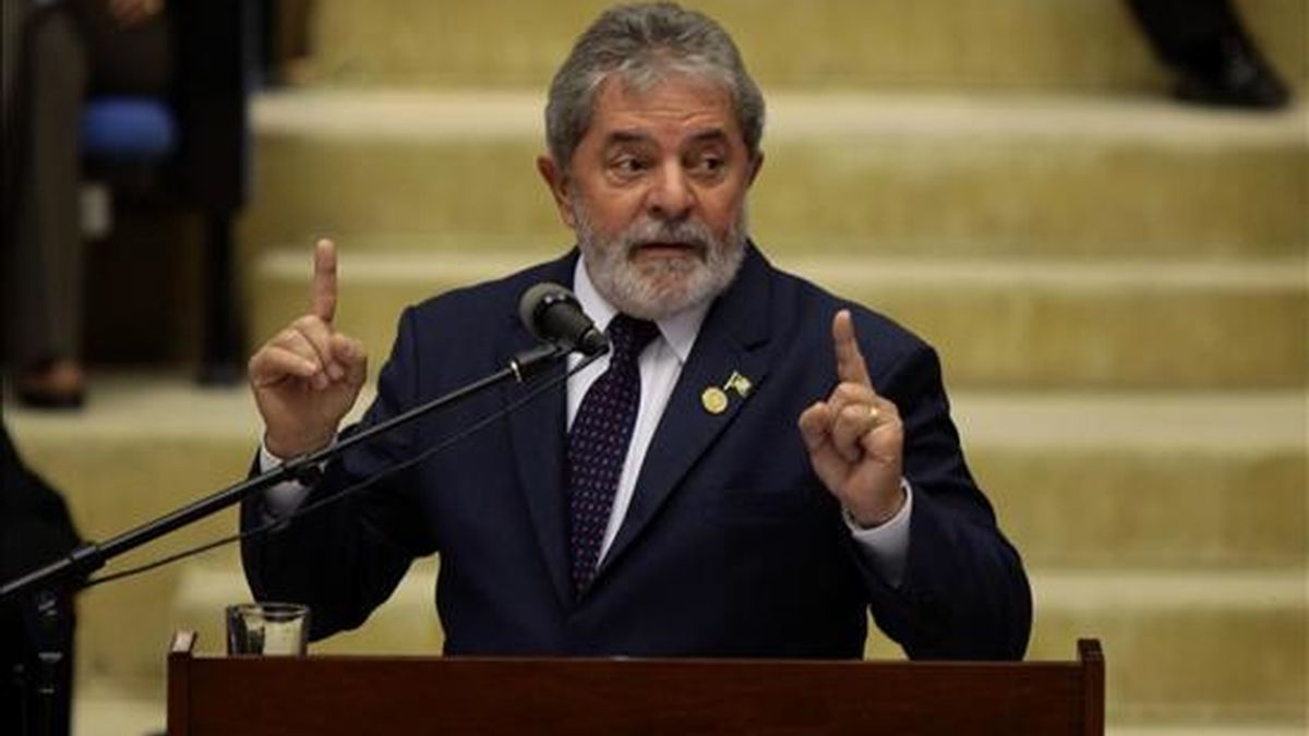 El presidente de Brasil, Luiz Inácio Lula da Silva, el pasado 26 de noviembre, durante la Cumbre de la Unión de Naciones Suramericanas (Unasur) en Georgetown (Guyana). EFE/Archivo