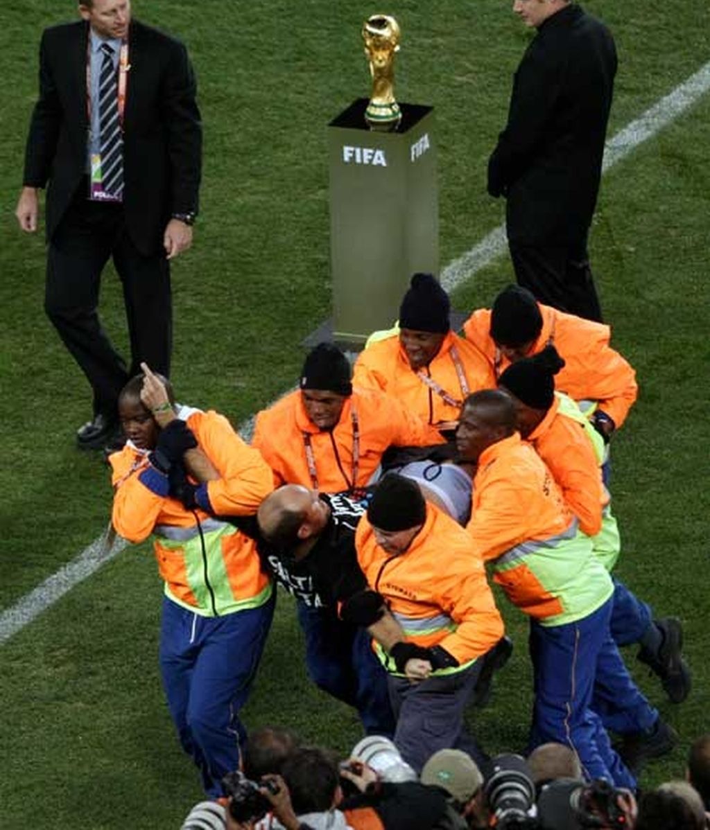 Jimmy Jump, en la final del Mundial