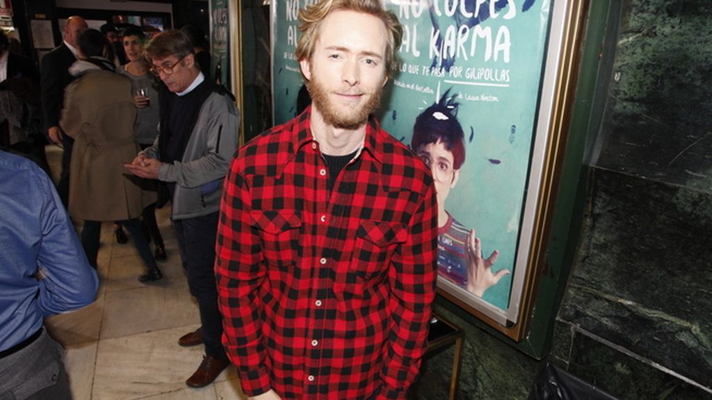 Pablo Rivero a su llegada al cine Capitol