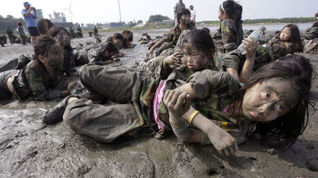 Campamento de verano en los colegios de Corea del Sur