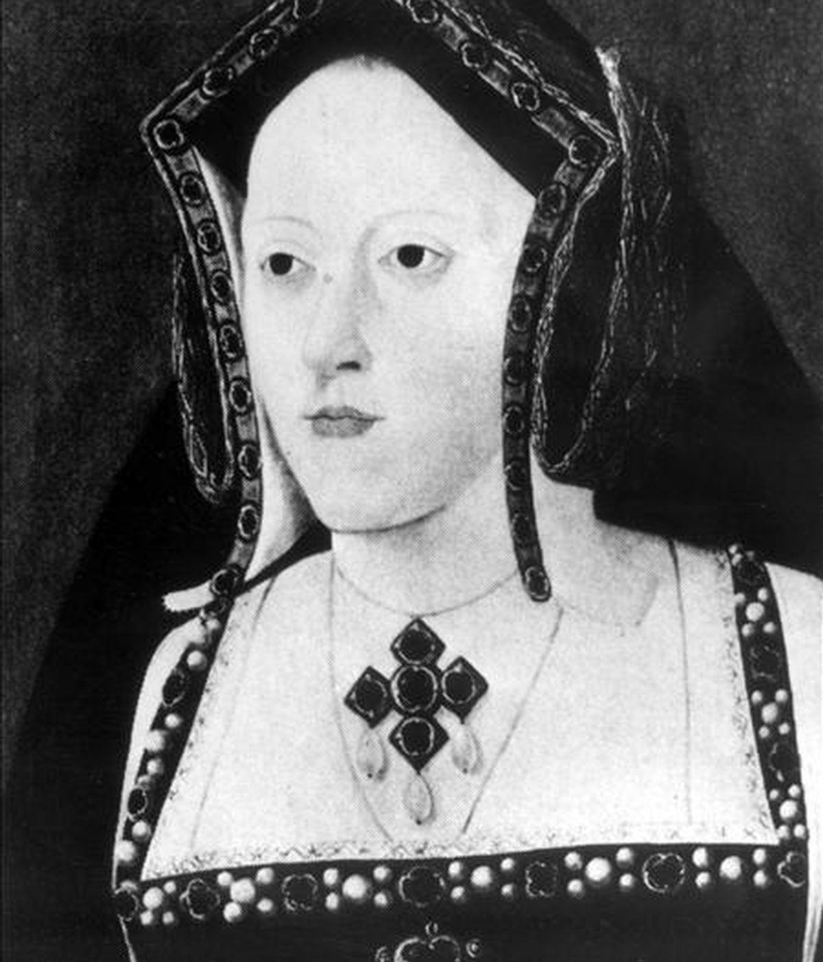 Retrato de Catalina de Aragón, primera esposa del rey Enrique VIII de Inglaterra. Esta princesa española nacida en Alcalá de Henares era hija de los Reyes Católicos y reina consorte de Inglaterra. EFE/Archivo