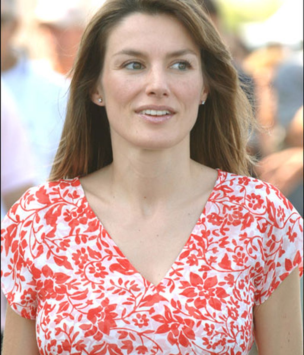 Embarazada de la infanta Leonor en julio de 2005