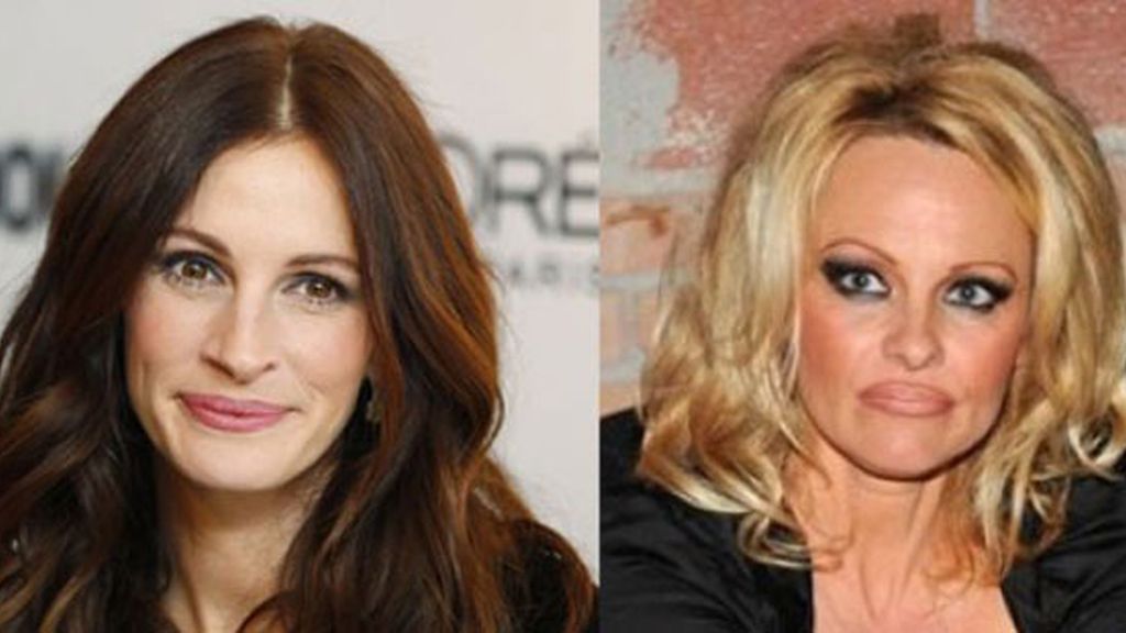 Julia Roberts y Pamela Anderson, 43