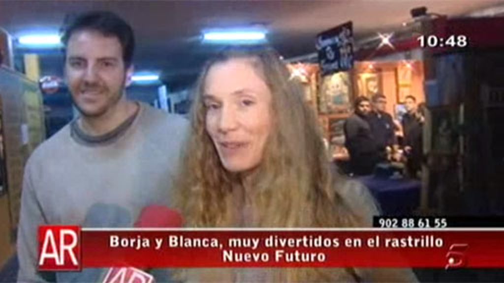 Borja y Blanca, solidarios