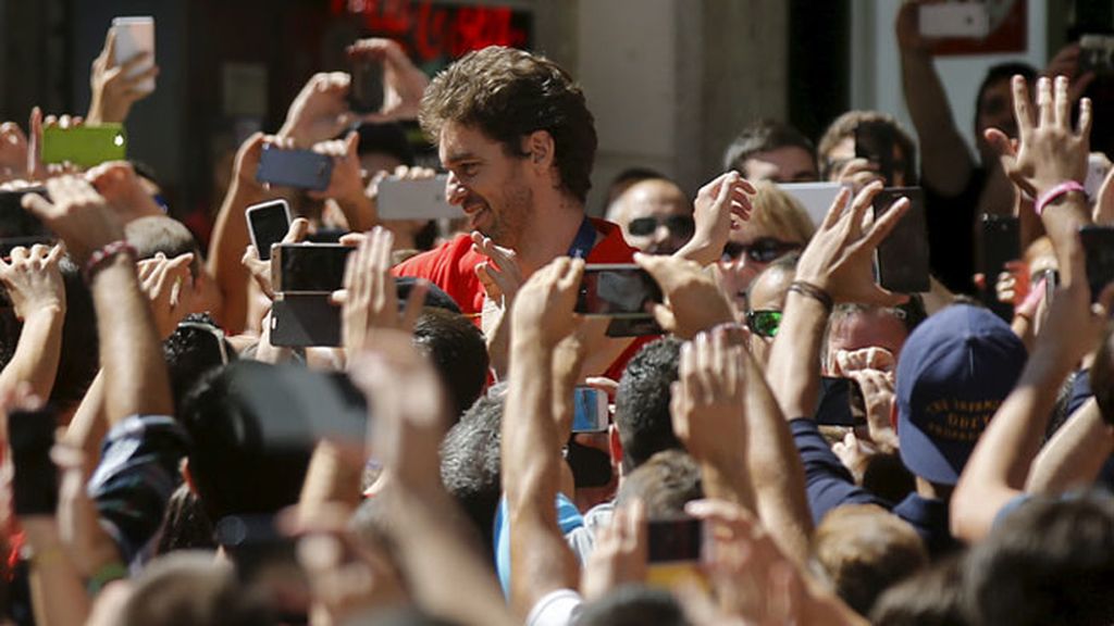 España celebra su  Eurobasket