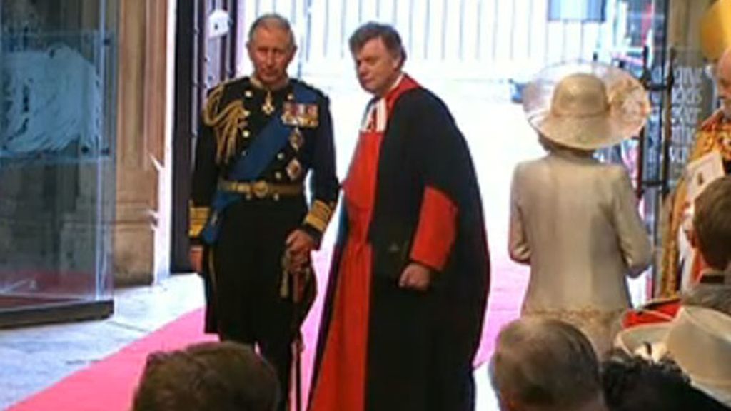Carlos y Camila, en Westminster