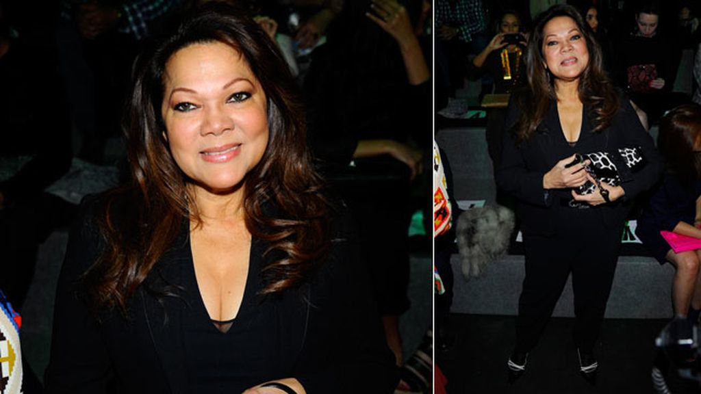 Ángela Carrasco en el desfile de Devota & Lomba