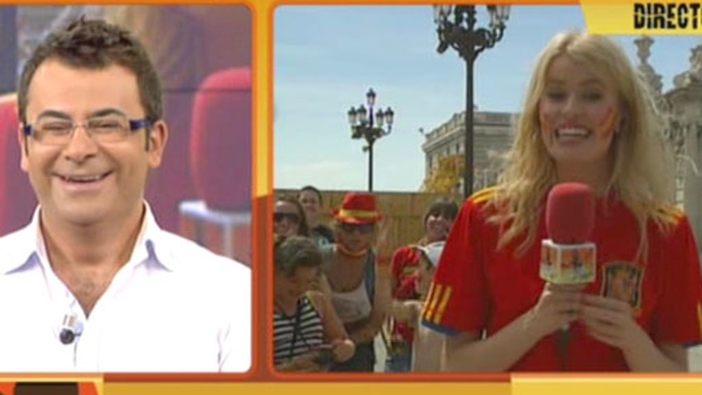'Sálvame' celebra el triunfo de 'La Roja'