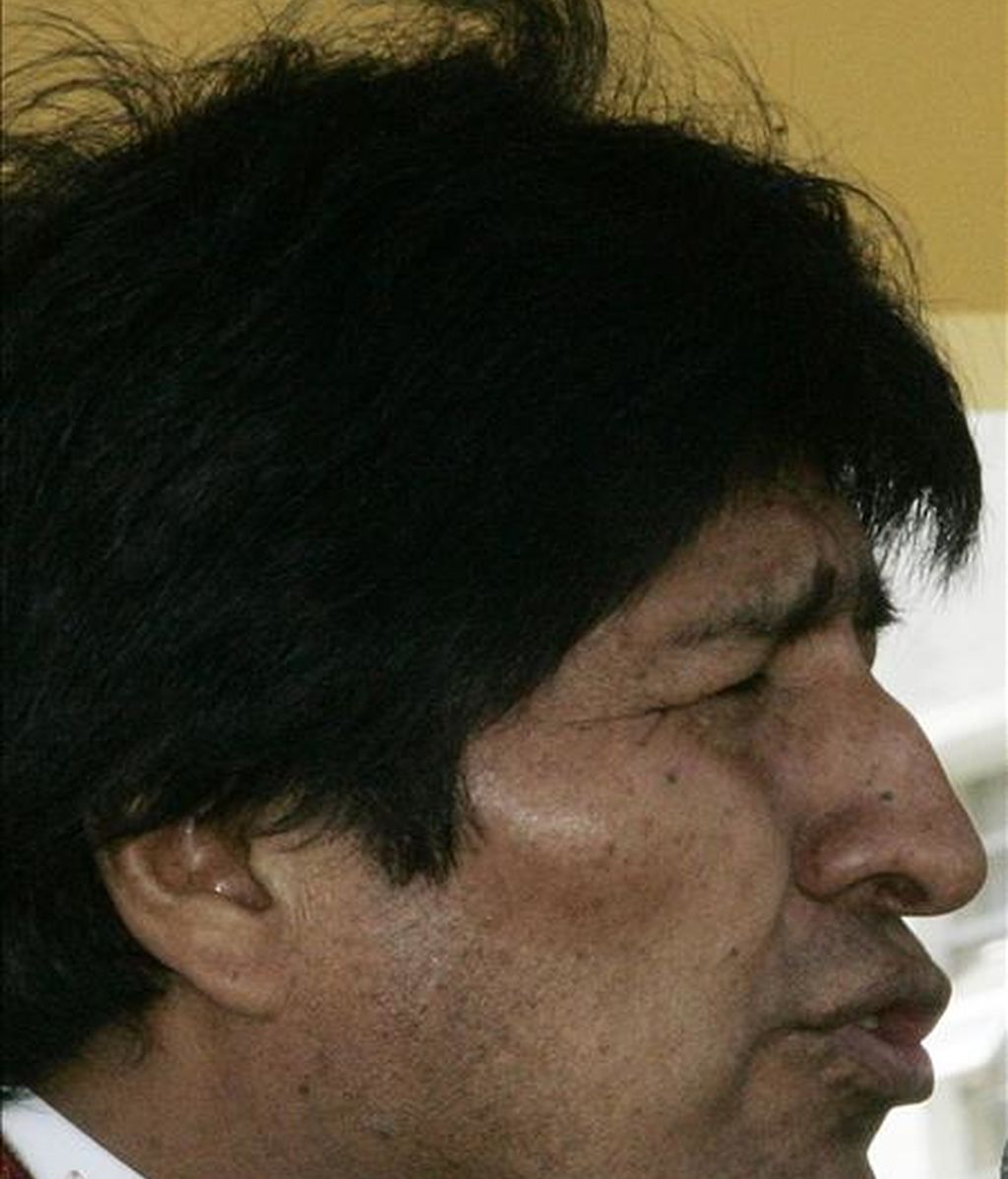 El presidente de Bolivia, Evo Morales, asistió ayer a la inauguración del curso académico militar en La Paz. EFE/Archivo