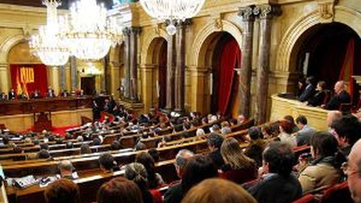 El Parlament, reunido. Foto: EFE.
