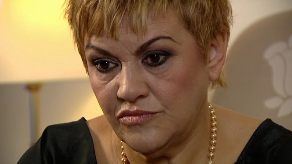 Las caras de sorpresa de Luis Ángel y su madre