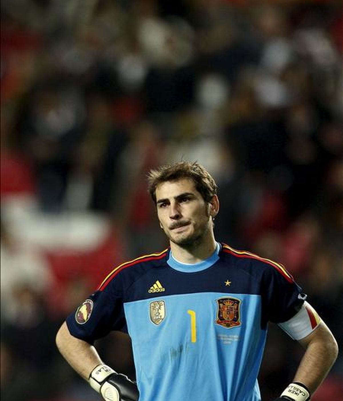 El guardameta de la selección española y del Real Madrid, Iker Casillas. EFE/Archivo