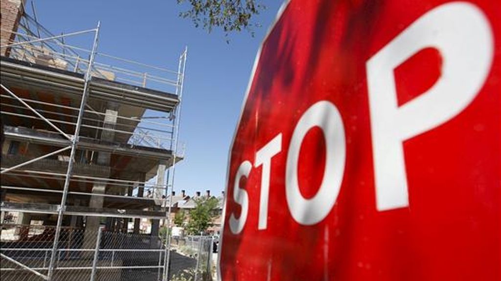 Un bloque de viviendas en construcción en Madrid. EFE/Archivo