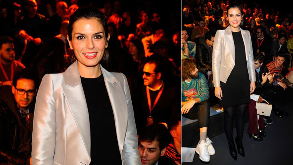 María Reyes en el desfile de Ana Locking