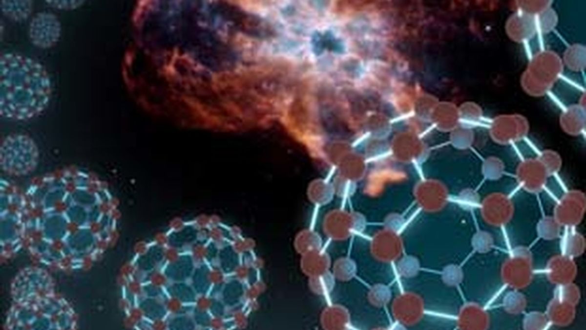 Las moléculas con forma de 'pelota' son las más grandes descubiertas en el espacio. Foto: NASA