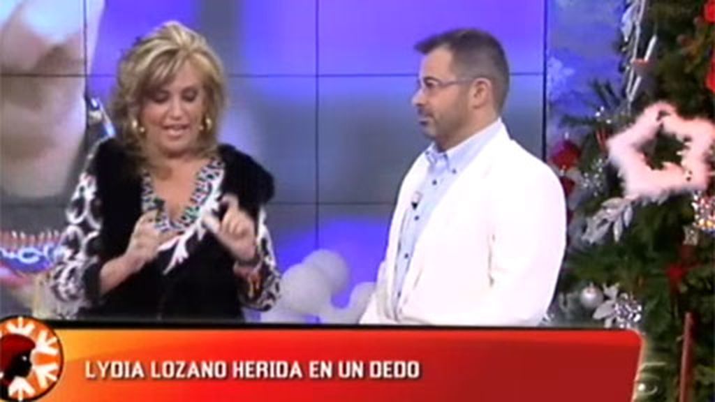 Lidia se lesiona en Navidad