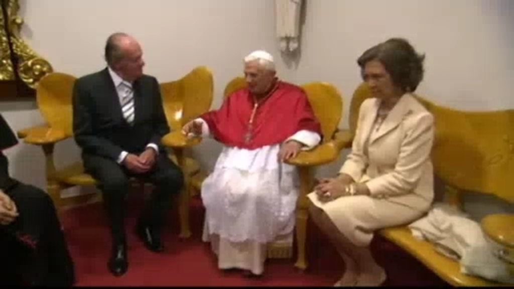 Los Reyes, con el Papa