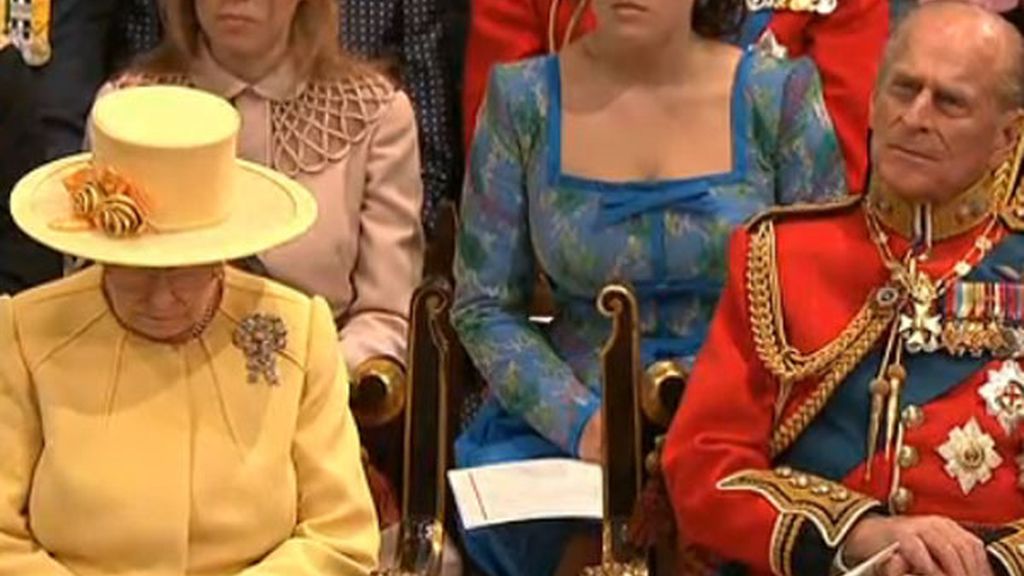 La Reina Isabel y el duque de Edimburgo