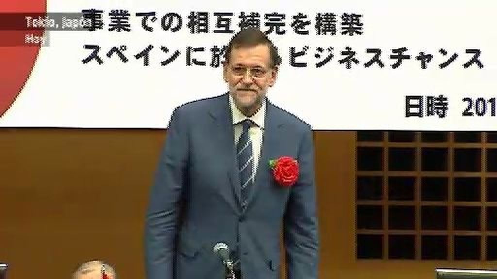 Rajoy anima a los inversores japoneses a confiar en España