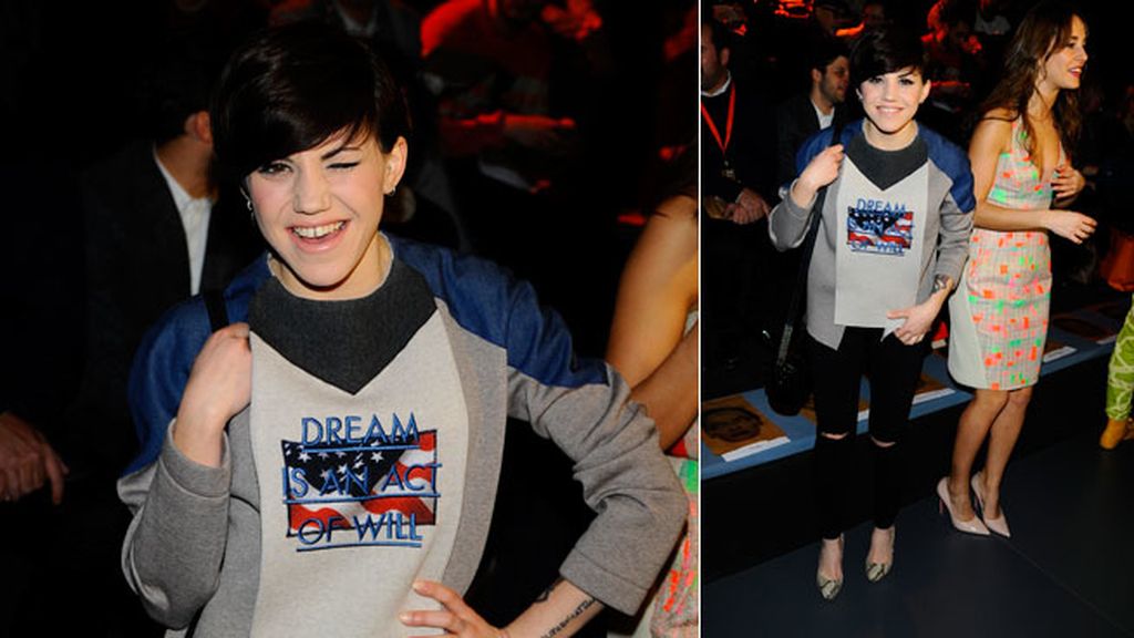 Angy Fernández en el desfile de Ana Locking