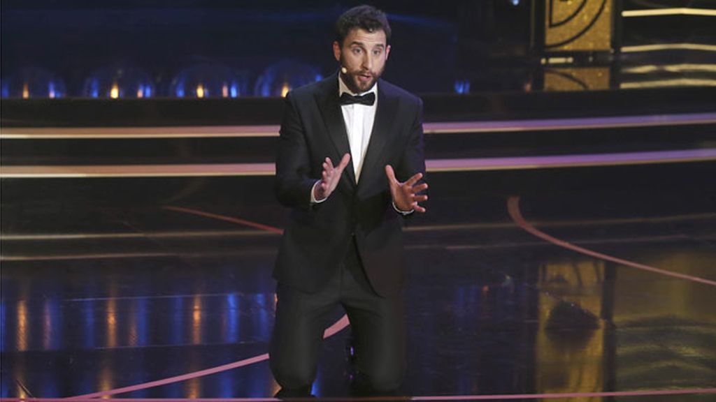 Dani Rovira, presentador del evento, durante la gala de los Goya 2015