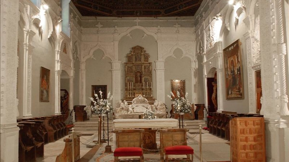 Interior de la capilla de San Ildefonso de la Universidad de Alcalá de Henares. EFE/Archivo