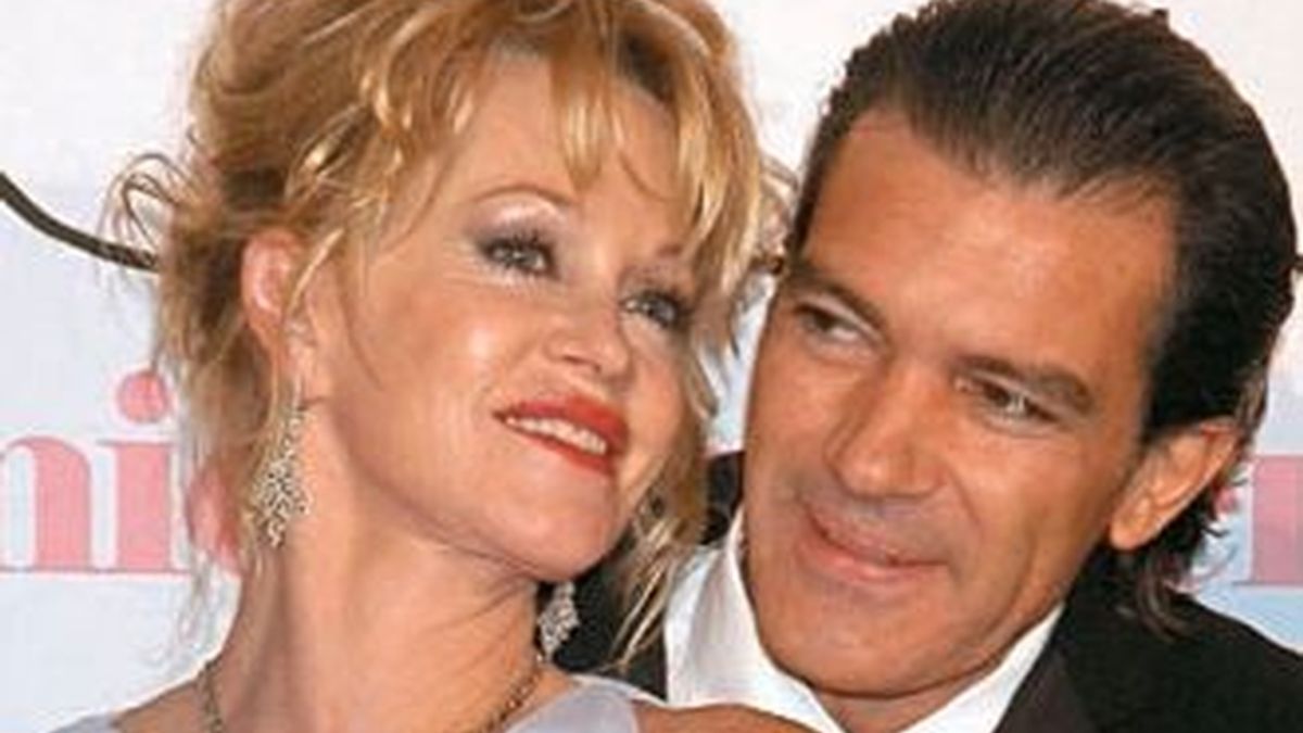 Antonio Banderas ha hablado de las pasadas adicciones de Melanie Griffith, pero también del secreto de su matrimonio. Foto ARchivo