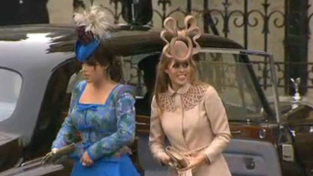 Beatrice y Eugenia de York, primas del novio