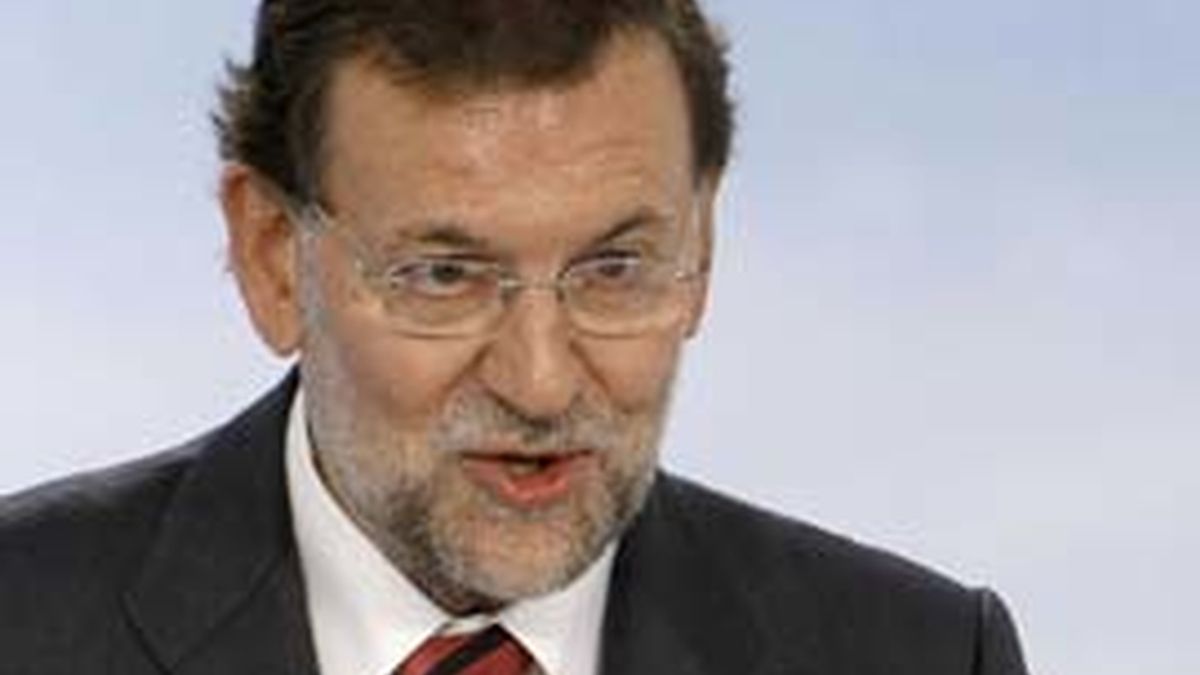 El líder del PP, Mariano Rajoy, durante uno de sus actos públicos esta semana. Foto: EFE