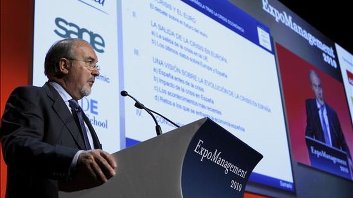 En la imagen, el ex vicepresidente del Gobierno español, Pedro Solbes. EFE/Archivo En la imagen, el ex vicepresidente del Gobierno español, Pedro Solbes. EFE/Archivo