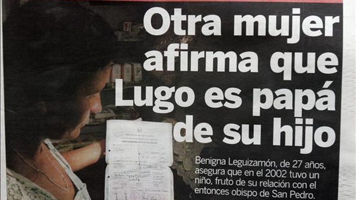 Una mujer afirma haber tenido en 2002 un hijo con el hoy presidente de Paraguay, Fernando Lugo. Vídeos: Informativos Telecinco