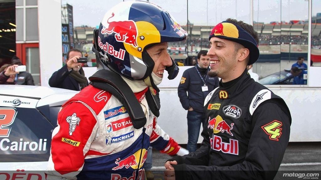 Andrea Dovizioso, durante el Motor Show