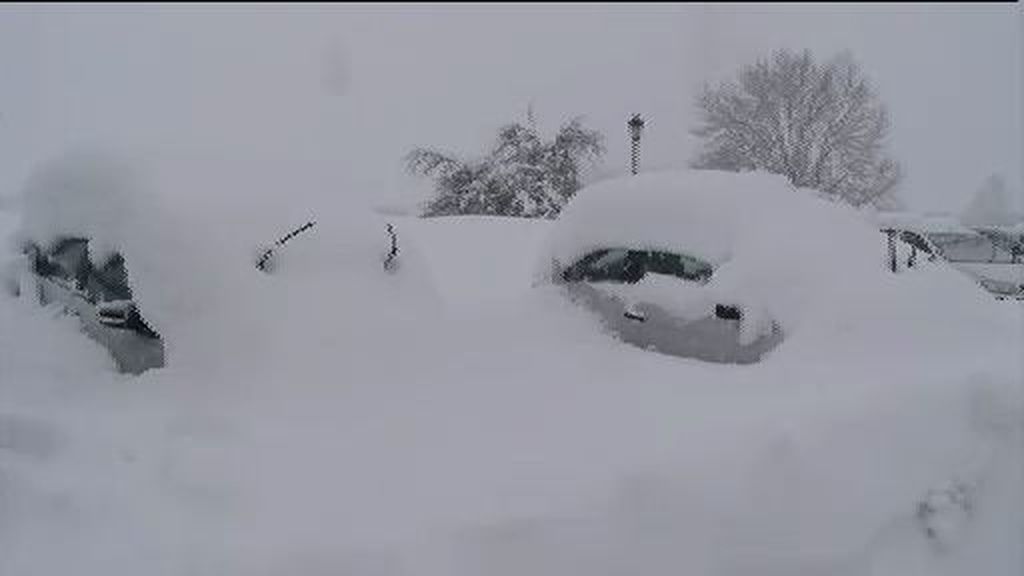 Navarra sufre la mayor nevada en 35 años