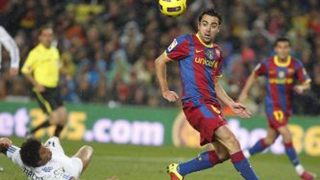 Xavi, en el partido de ida. Foto: Gtres